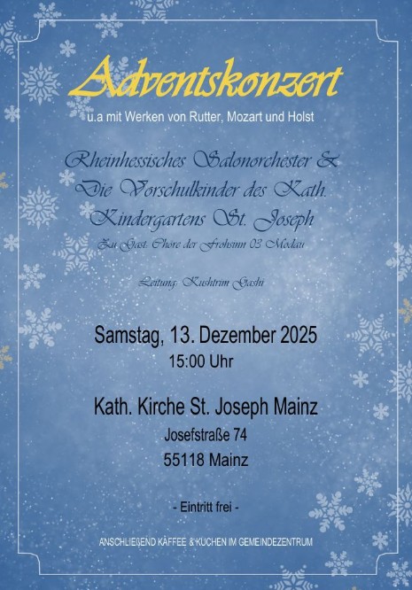 Adventskonzert in St. Joseph